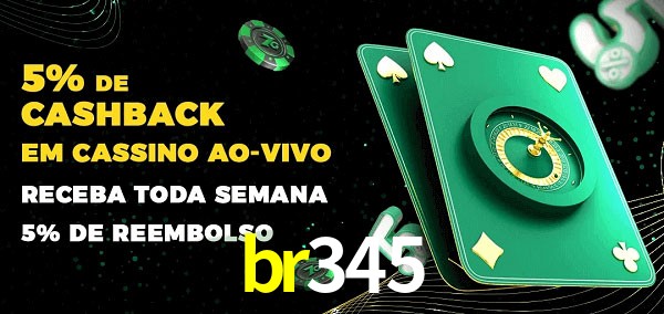 Promoções do cassino ao Vivo br345